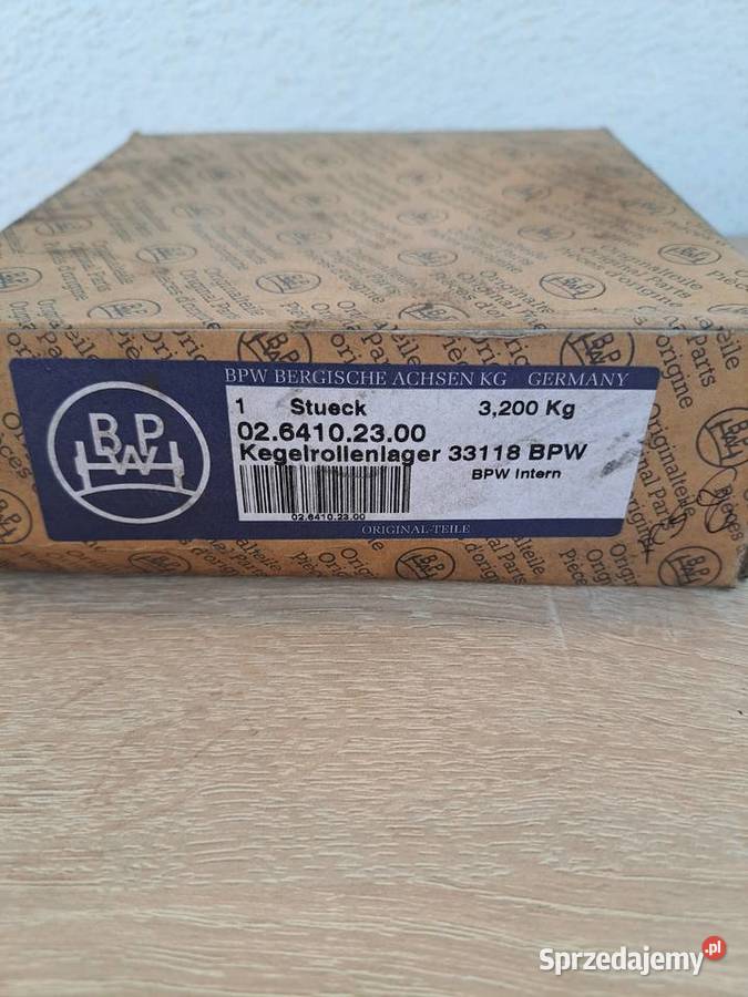 LOZYSKO 33118 PIASTY BPW 1012T Niwka