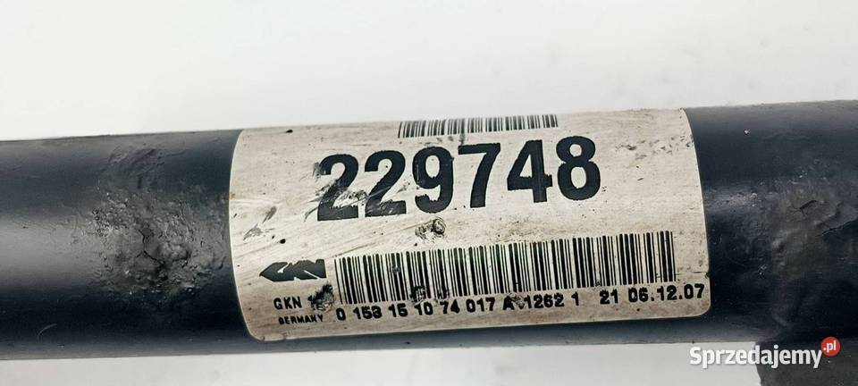 PÓŁOŚ PRAWA TYŁ MASERATI GRANTURISMO S 229748 Lipno sprzedam