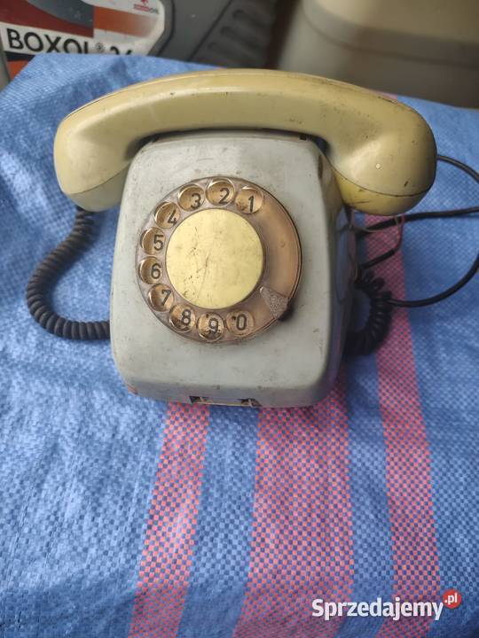 SPRAWNY legenda PRL Telefon tarcza kręcony antyk Krotoszyn sprzedam