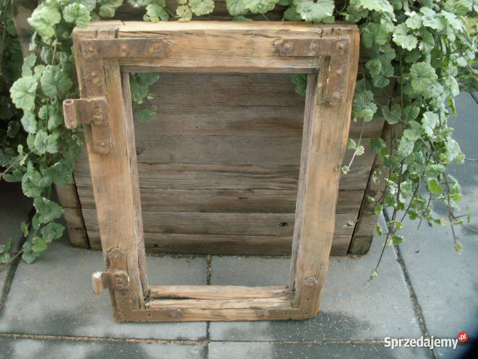 Stare okno rama okienna retro loft lustro Ełk sprzedam