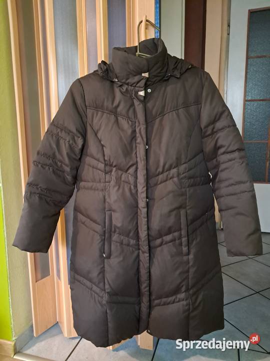 Cieplutki leciutki bo puchowy płaszczyk Kaptur Jelenia Góra