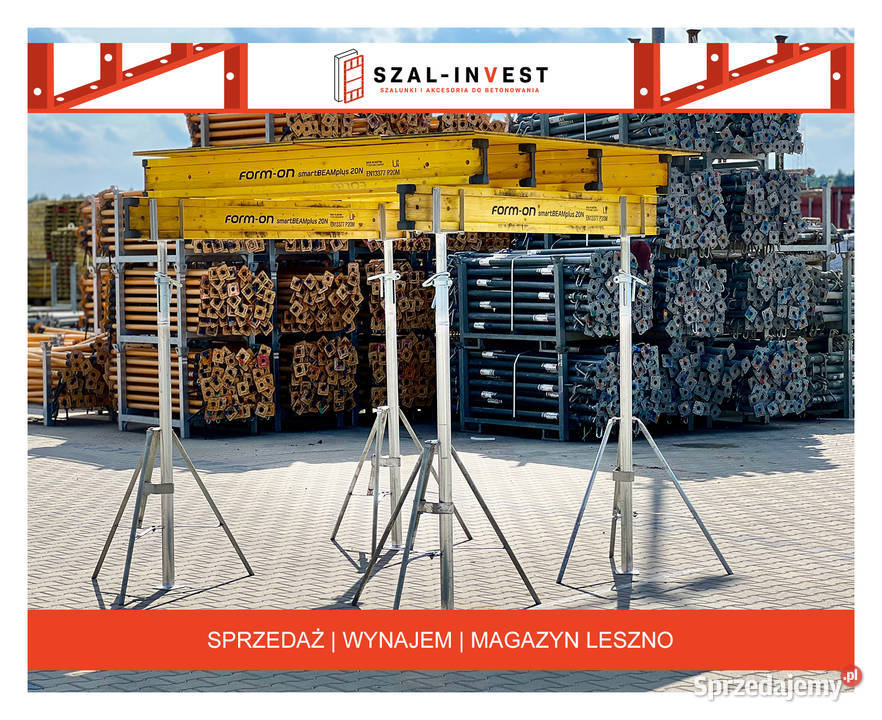 Podpory Stemple 36 m NOWE Strop Szalunek Leszno sprzedam