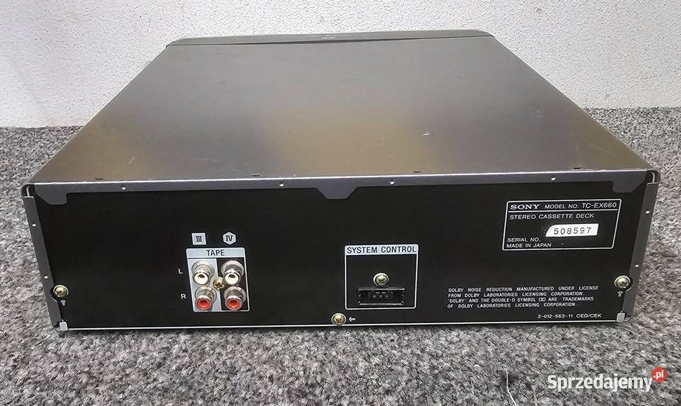 deck SONY TCEX66 Kraków