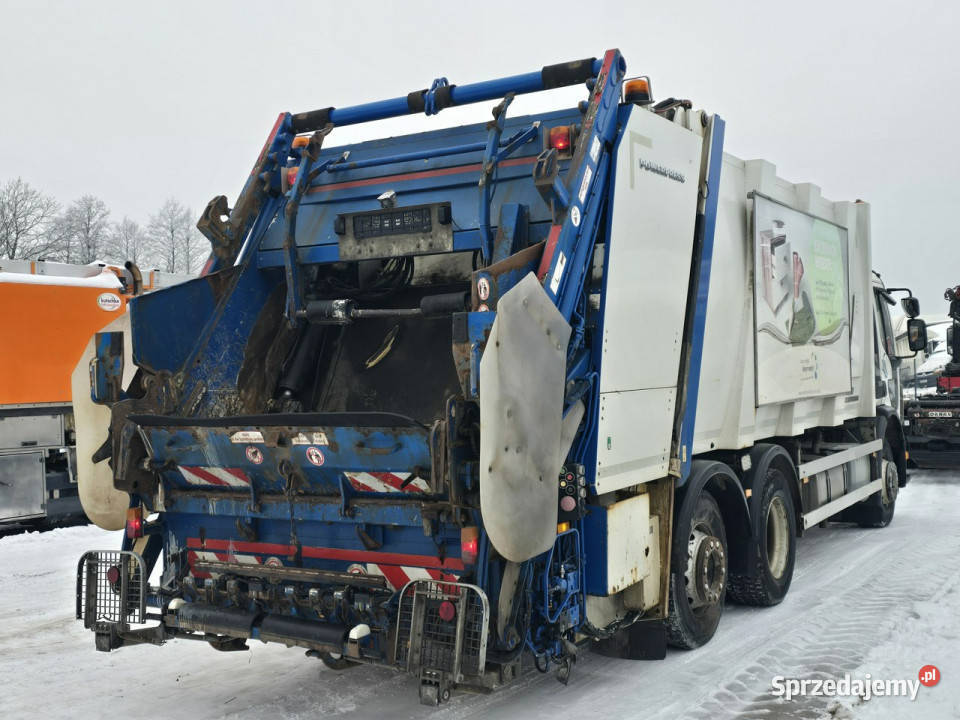 Volvo FE 320 EURO6 6x2 Śmieciarka FAUN Samochody ciężarowe Skępe