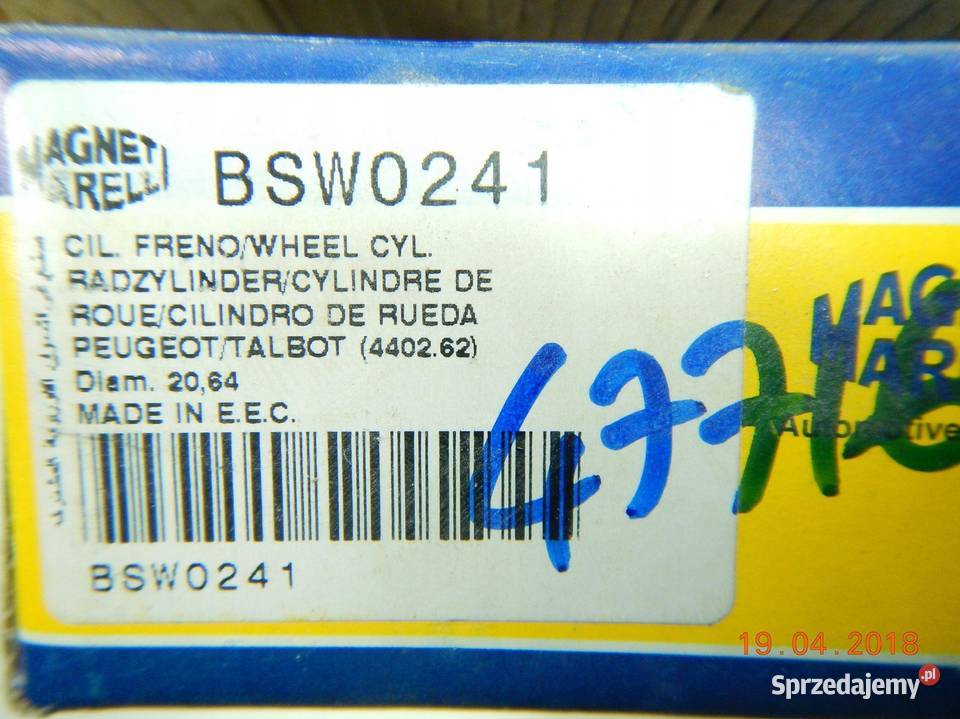 Cylinderek hamulcowy tył PEUGEOT 305 I II 405 I osobowe