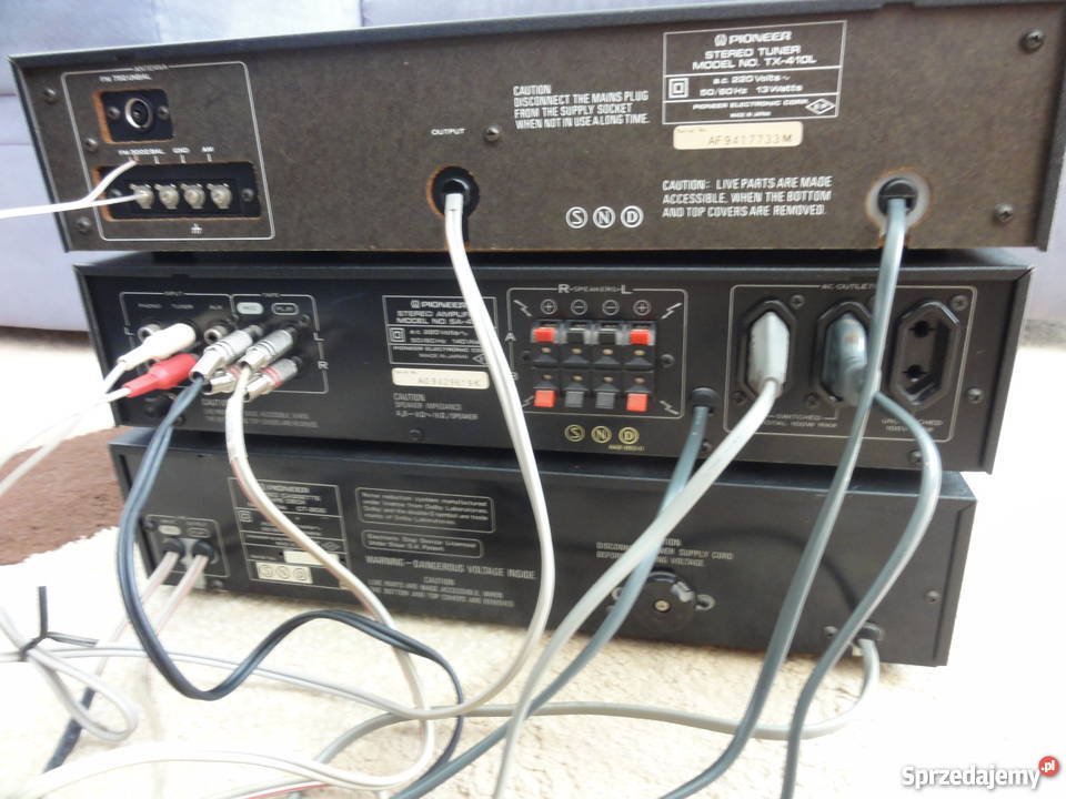 wieża vintage Pioneer SA 410 TX 410L CT 200 CS 343 Wrocław - Sprzedajemy.pl