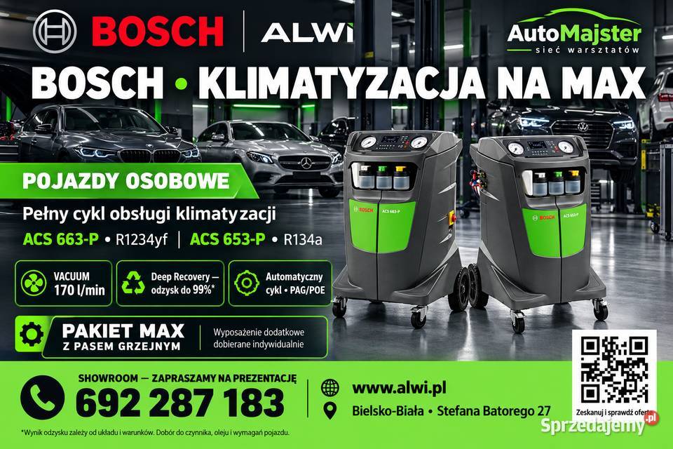 Acs 663 Stacja klimatyzacji Ev serwis Bosch na Bielsko-Biała
