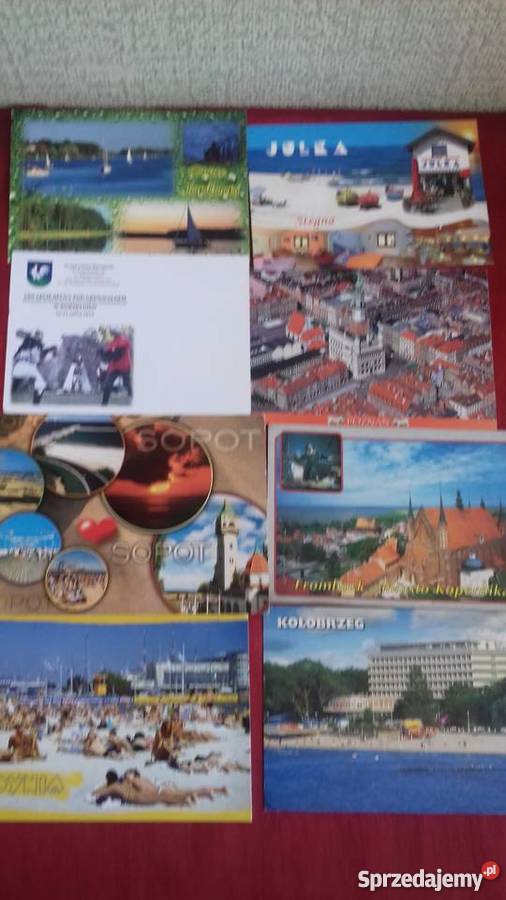 Pocztówki różnego rodzaju