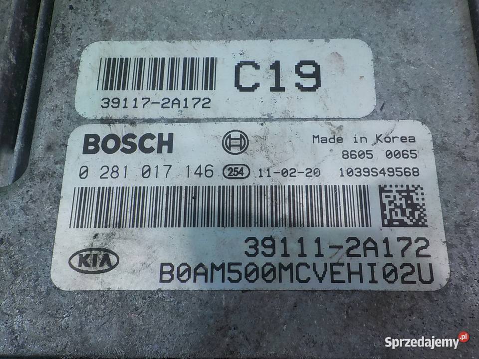 KIA SOUL I 16 CRDI 11r 5D sterownik komputer Suków sprzedam