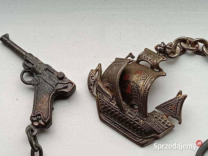Stare Stylowe Breloczki z Miniaturowymi Rzeszów