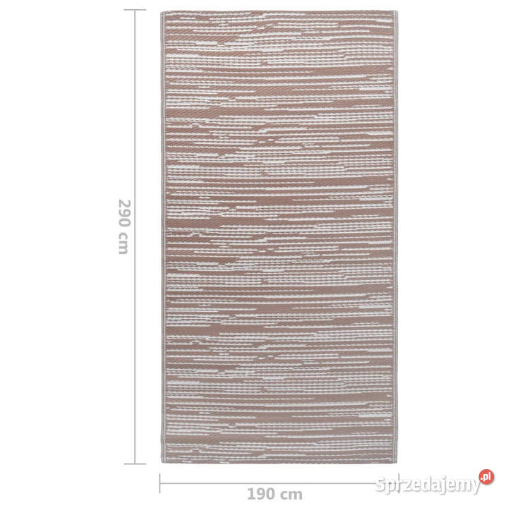 Dywan na zewnątrz brązowy 190x290 PP WM310443 Pozostałe Warszawa