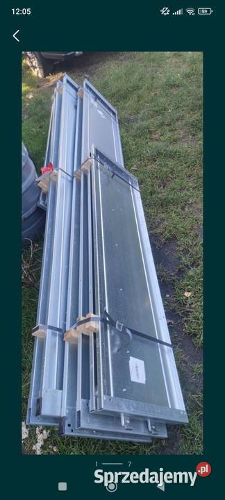 Burty aluminiowe stalowe ocynkowane 400x03 4m 30 Halinów