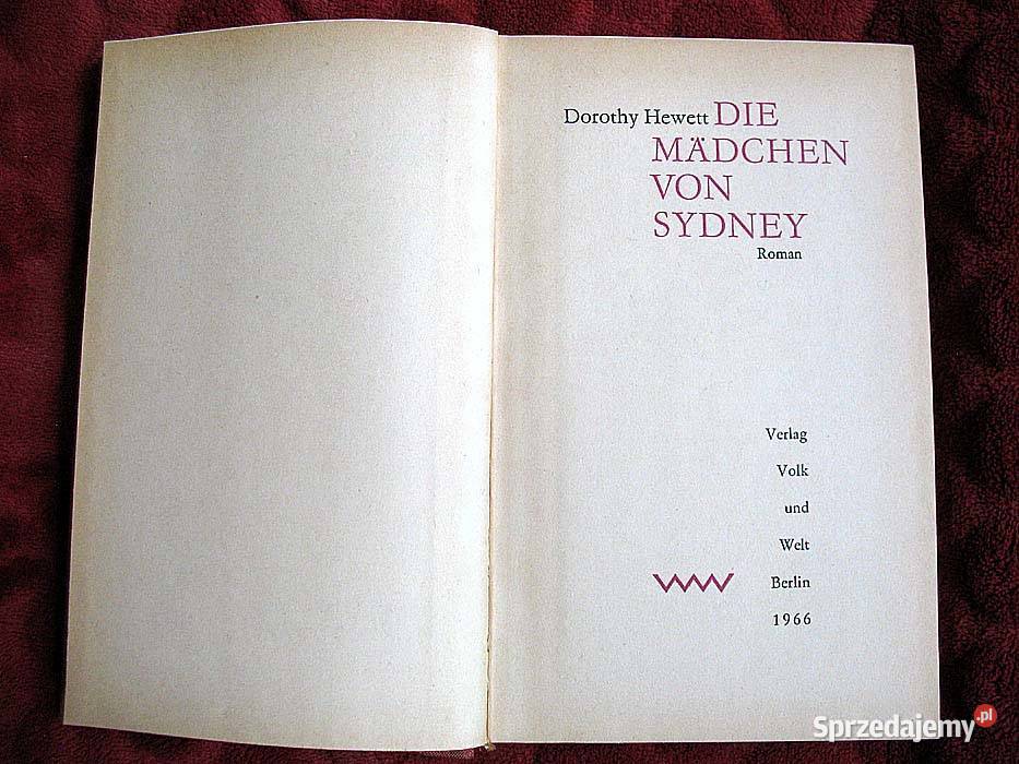 Die Mdchen von Sydney autor Dorothy Hewett Siedlce