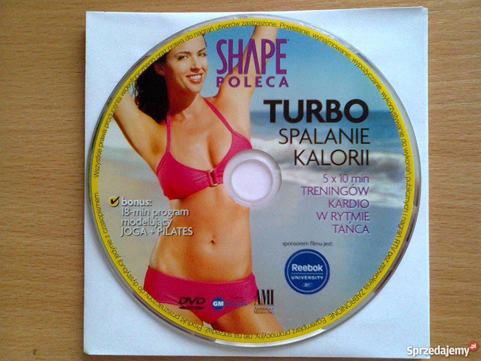 Ćwiczenia odchudzające DVD SHAPE Turbo spalanie Giżycko