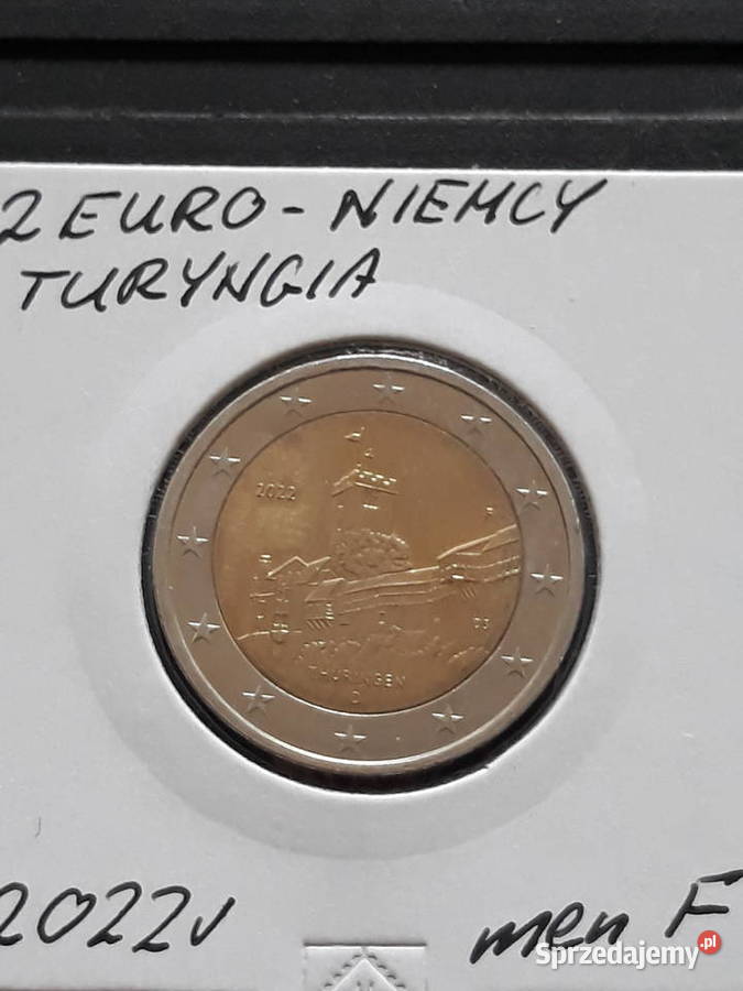 2 Euro Niemcy Turyngia 2022 r men F Konin