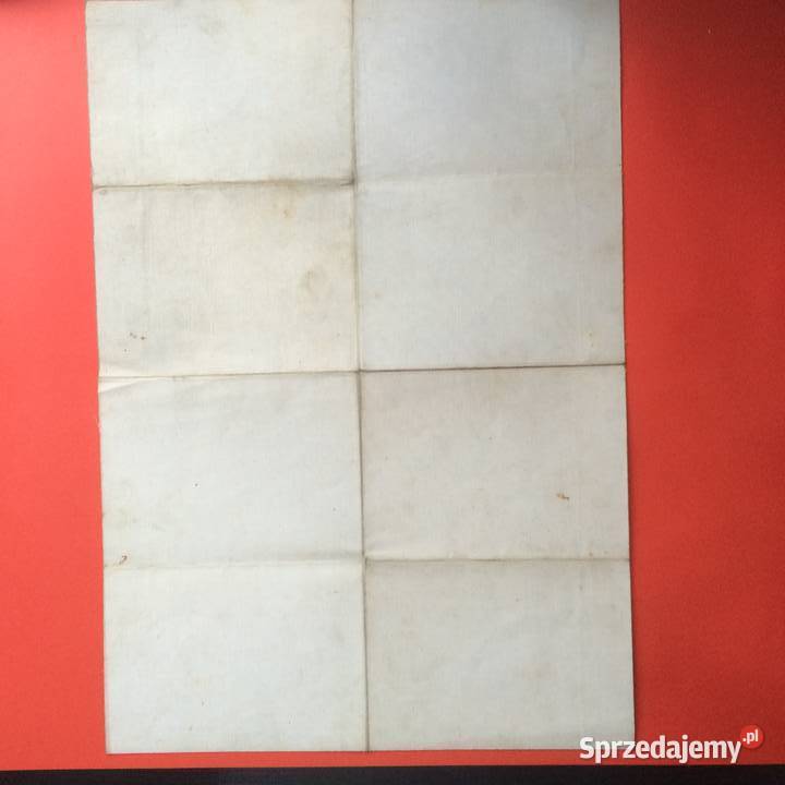 1825 Niemiecki Dokument Nokel Antykwariat Szczecin sprzedam
