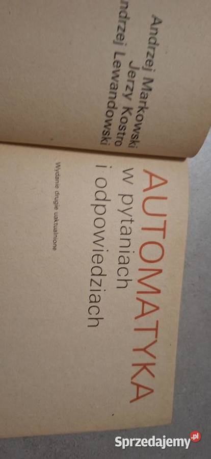 Kultowa automatyka z lat 80 2 wydanie niski Łęczyca