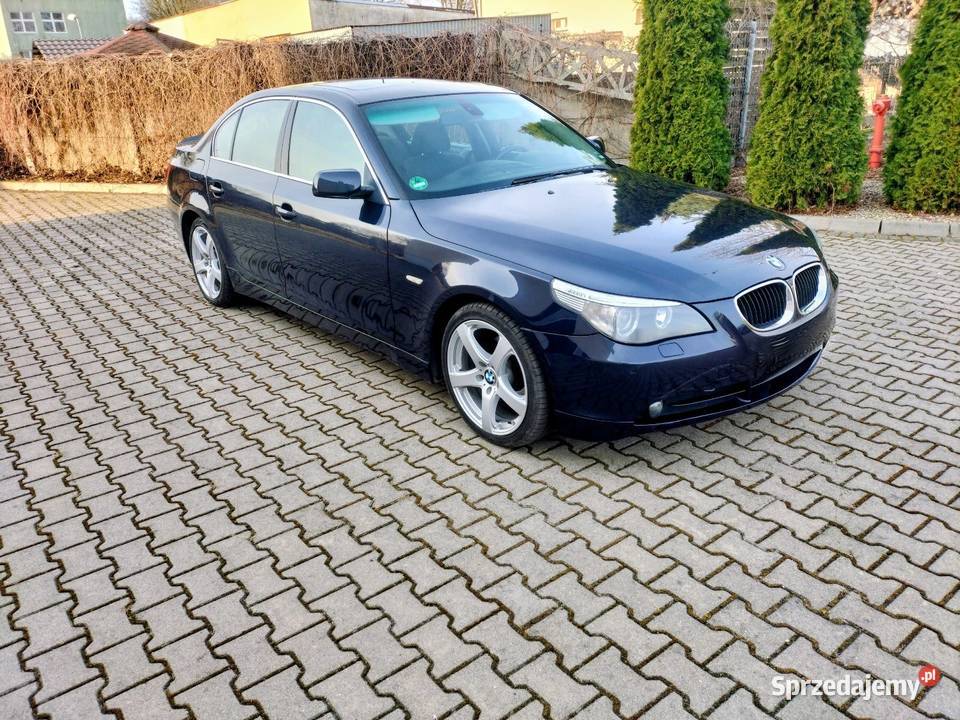 BMW E60 2005r m54b22 170szyberdach ładna Sedan / Limuzyna wielkopolskie Gołuchów