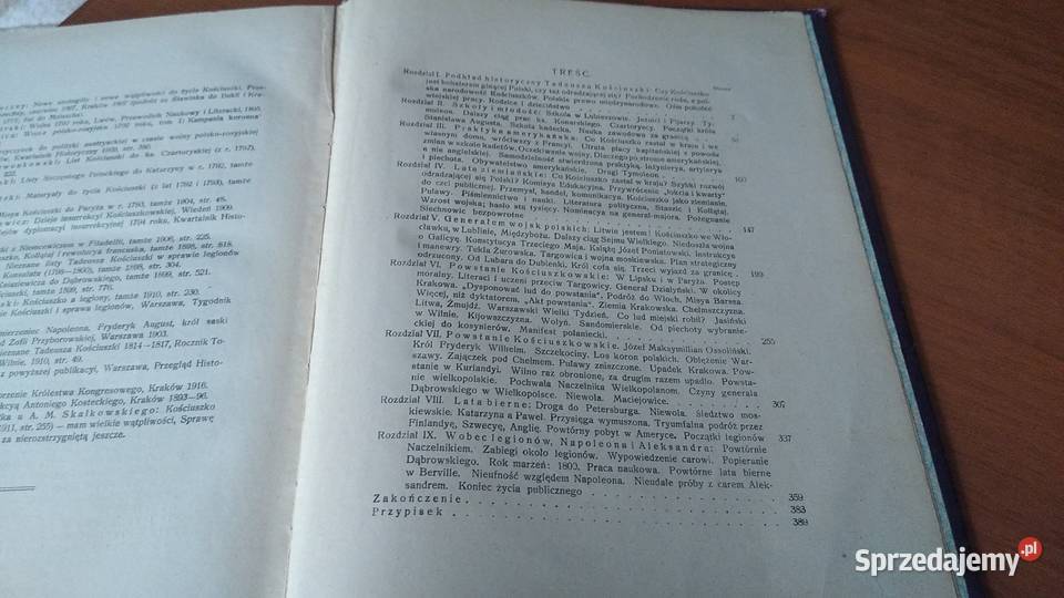 Tadeusz Kościuszko na setną rocznicę zgonu życie Gdańsk