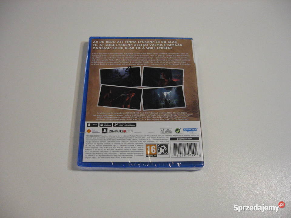 Uncharted Kolekcja Dziedzictwo Złodziei GRA 5 Sony Playstation Gry na konsole Opole