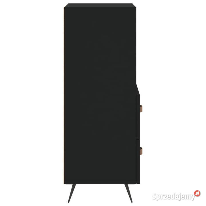 Szafka czarna 345x34x90 materiał drewnopochodny mazowieckie Warszawa