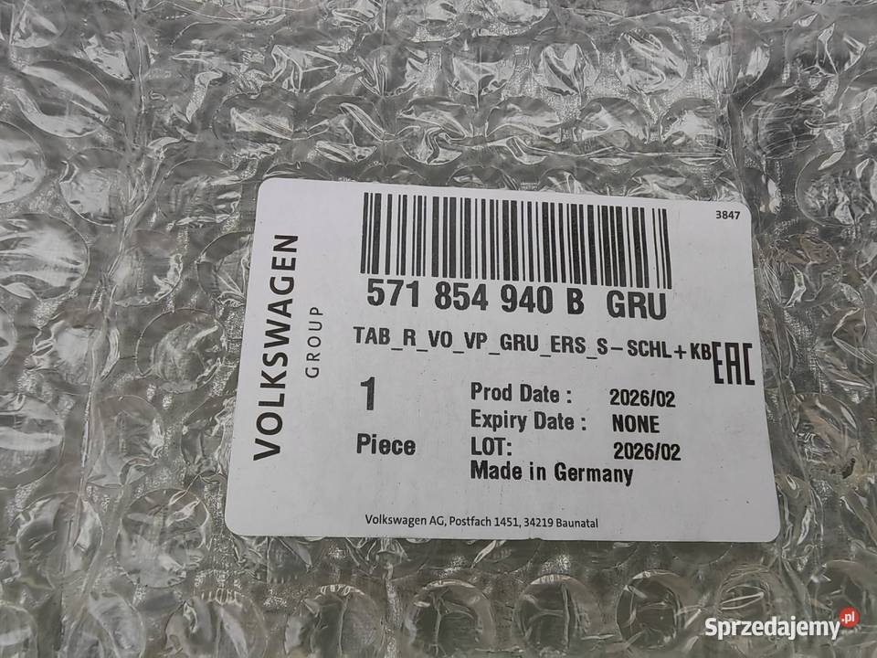 VW Tiguan 3 III LISTWA DRZWI PRAWY PRZÓD sprzedam