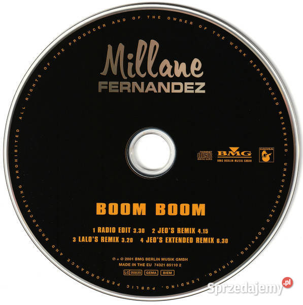 MILLANE FERNANDEZ Boom Boom MaxiCD Modern Rzeszów