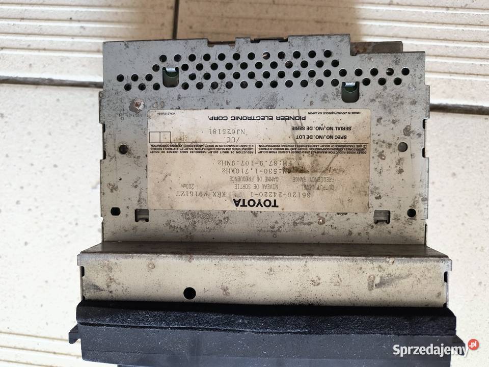 Radio Lexus P6800 SC300 SC400 stan nieznany Pęcice Małe sprzedam
