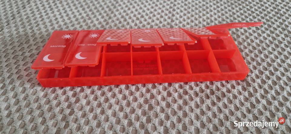 Pudełko na leki organizer kasetka 7 dni rano Kraków