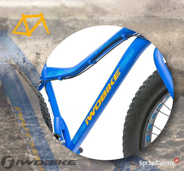 Rower Damski Męski Fatbike 26 IWOBIKE Shimano Gorlice