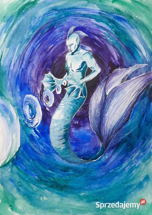 MOC wyjątkowa akwarela artystki Adriany Laube śląskie