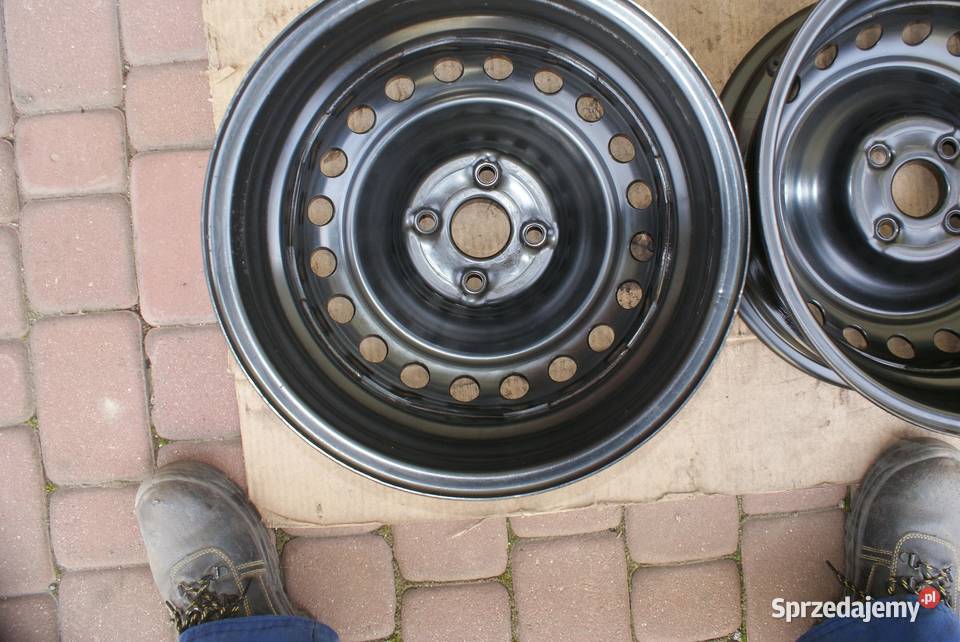 6Jx15 4x100x541 ET47 oryginał Kia Rio Hyundai stalowe Wara