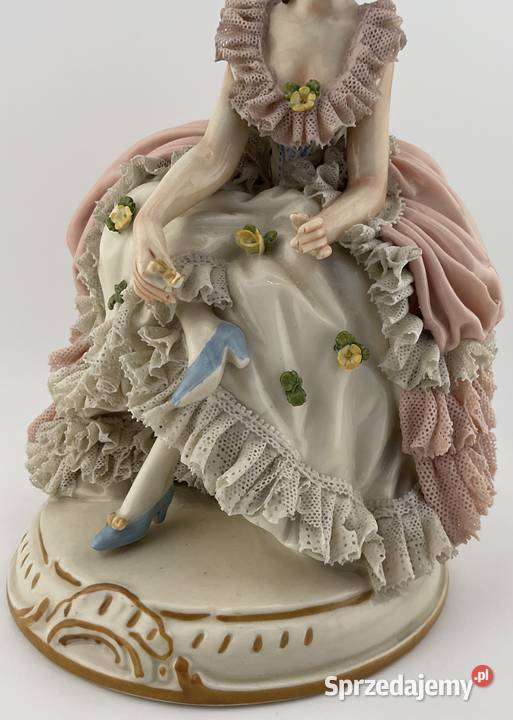 Antyczna Figurka Koronkowa Ernst Bohne Kraków sprzedam