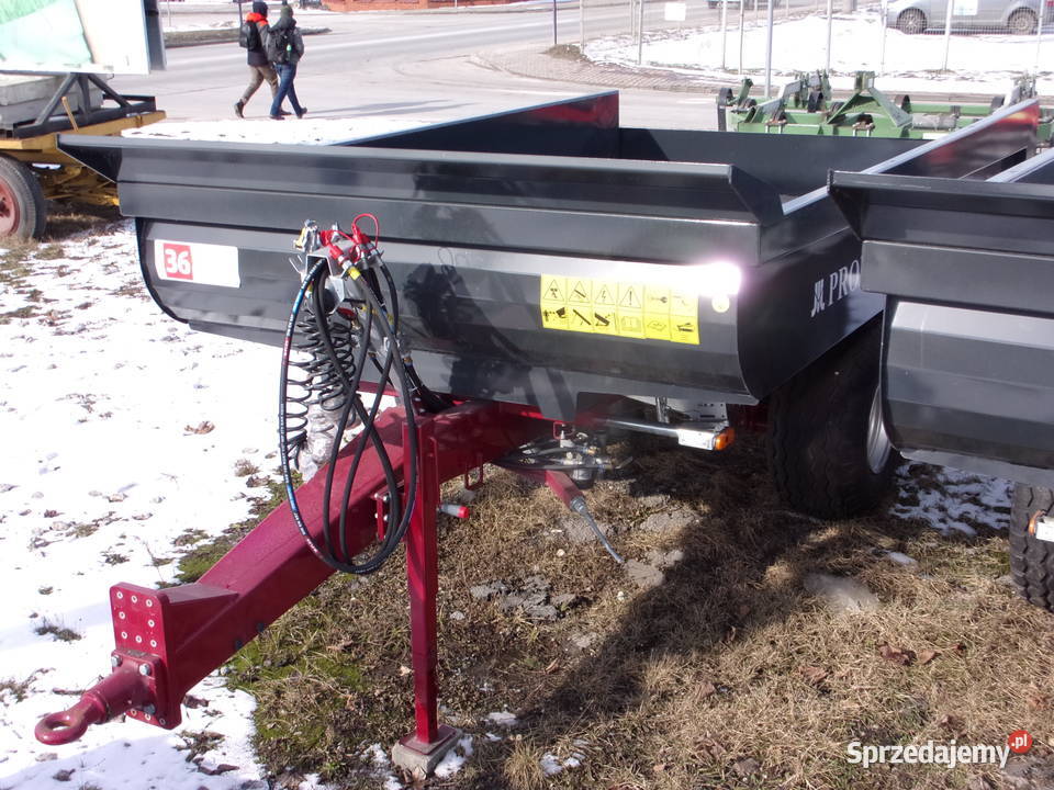 Przyczepa budowlana tandem T6794M 85tony PRONAR nieuszkodzony Opoczno