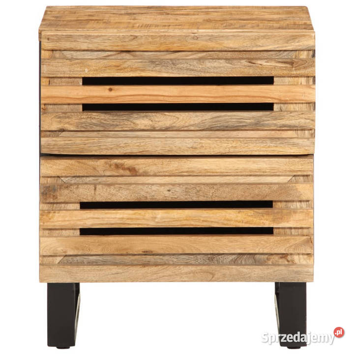Szafki nocne 2 40x34x46 lite surowe drewno mango Warszawa