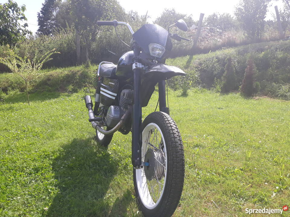 Wsk 125 projekt cross czytaj opis 666km Sępólno Krajeńskie