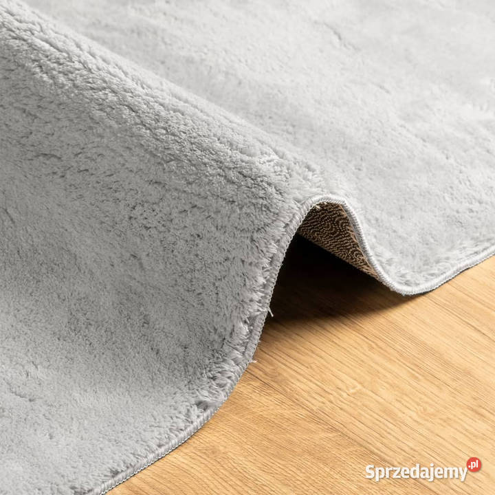 Dywan HUARTE z krótkim włosiem szary 80x200 mazowieckie Warszawa
