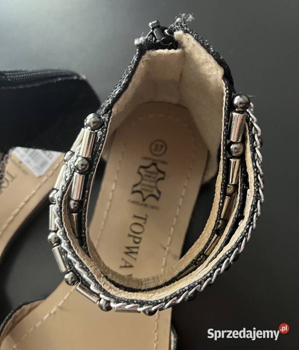 Sandaly damskie Topway czarne Puławy