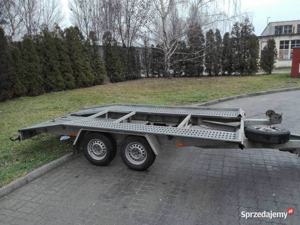 Przyczepa laweta BORO szwajcarka zarejestrowana wielkopolskie