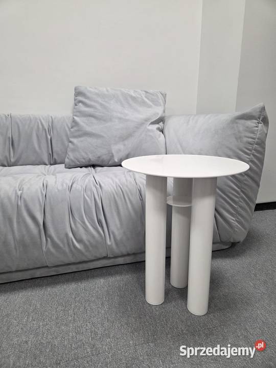 Nowoczesny stolik kawowy pomocniczy metalowy Bełchatów sprzedam