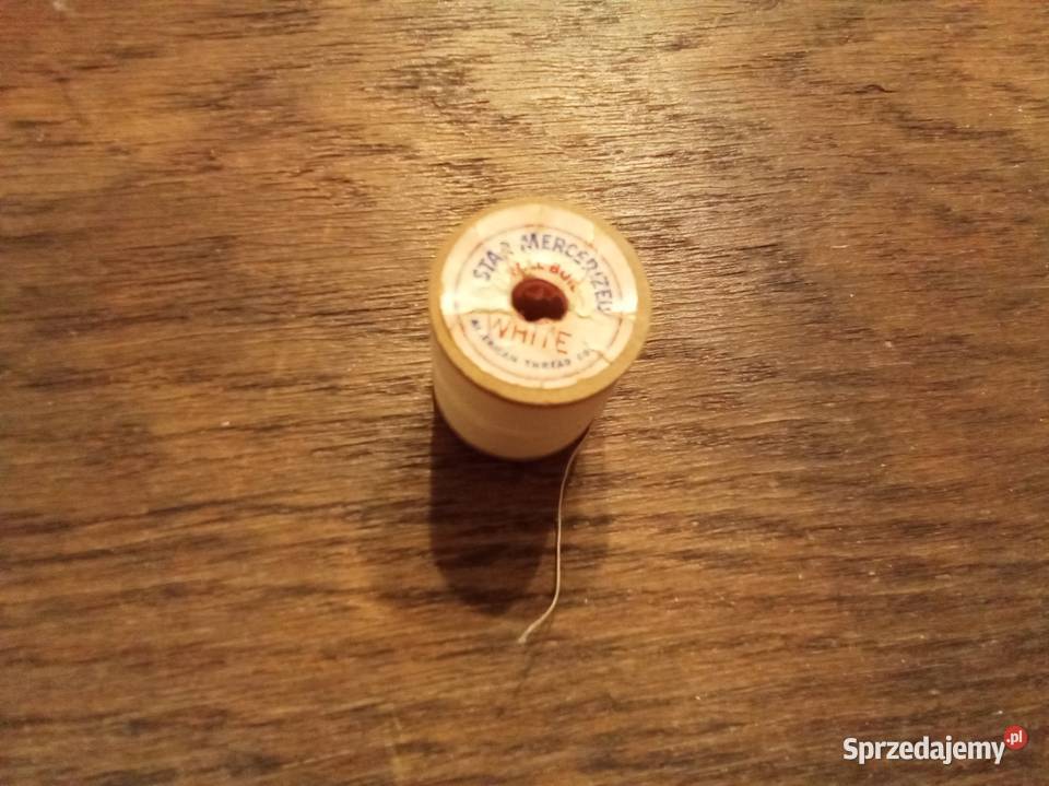 Nić biała USA Vintage mazowieckie Warszawa sprzedam