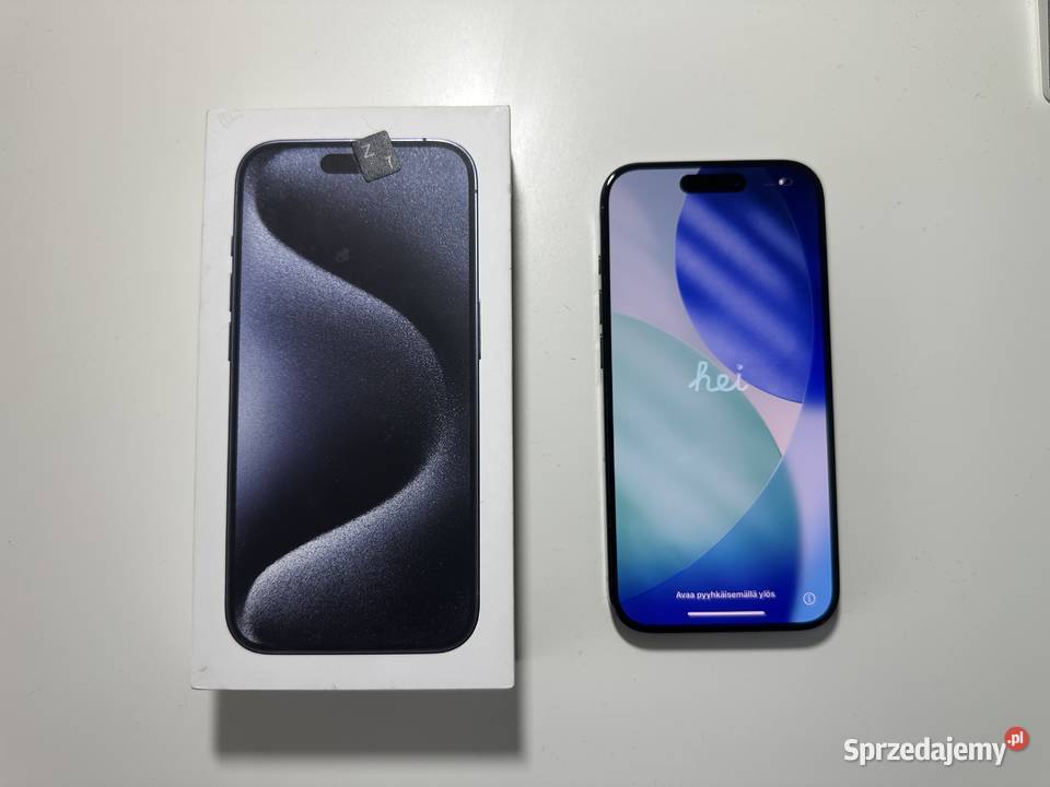 Sprzedam iPhone 15 Pro 128GB Blue Titanium 86 podkarpackie Nowa Sarzyna sprzedam