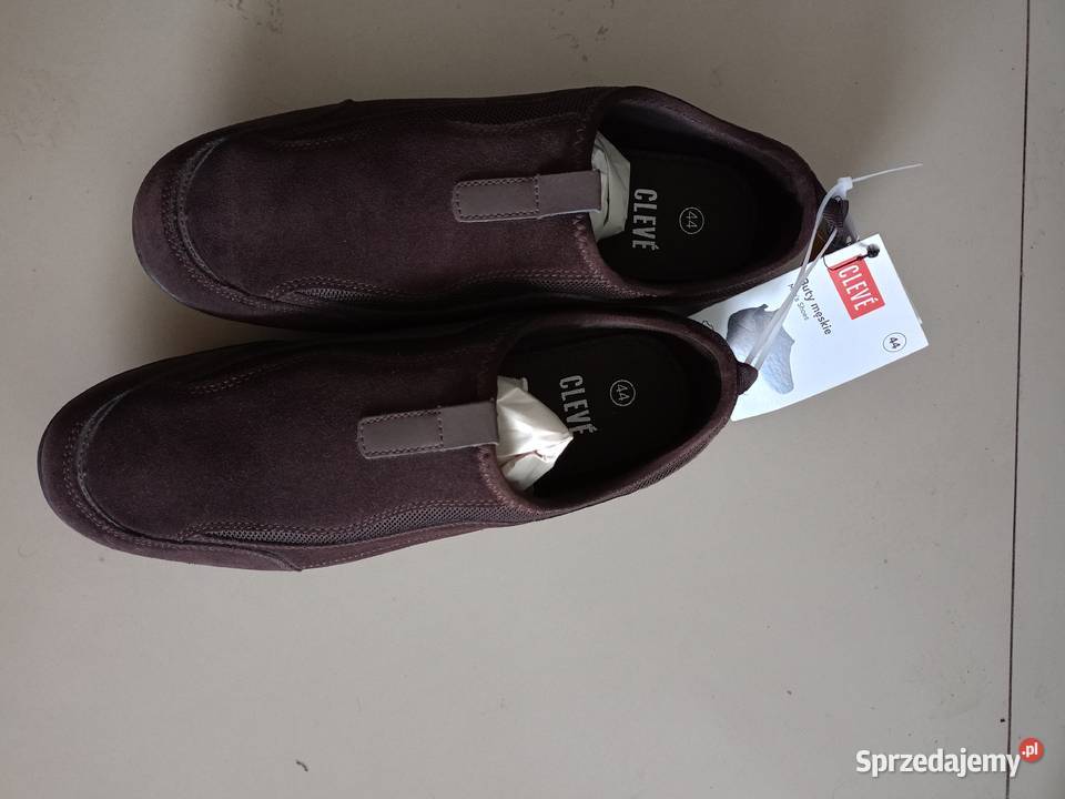 Buty mokasyny męskie cleve 44 Ropczyce sprzedam