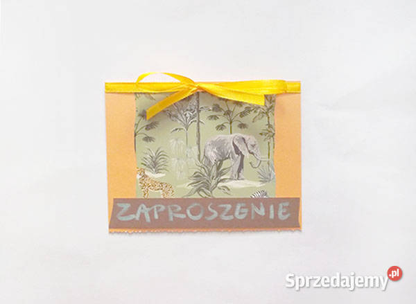 boho zaproszenie ze słoniem zaproszenie na różne Olsztyn
