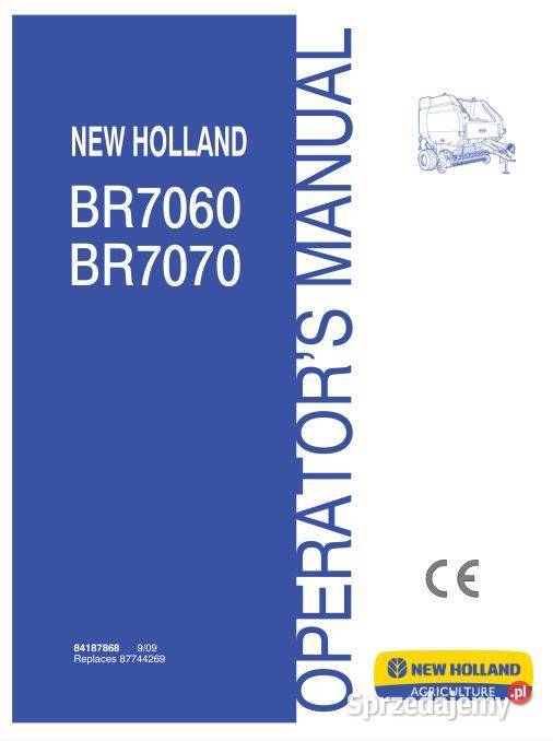 NH BR7060 BR7070 instrukcja obsługi prasa motoryzacja, transport Kielce