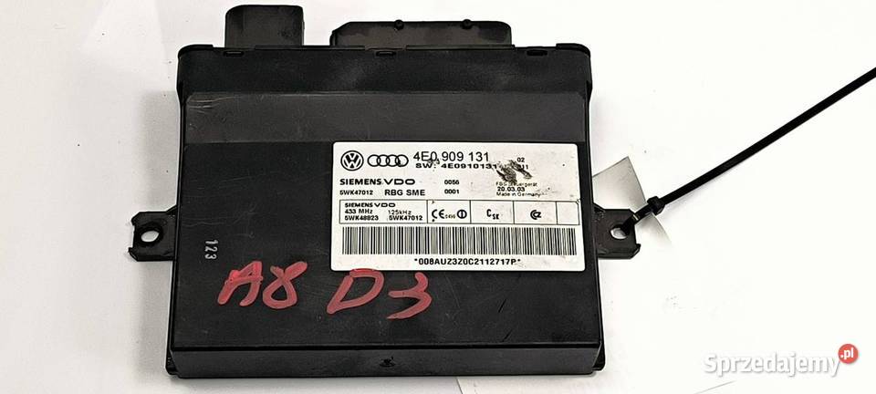 KOMPUTER AUDI A8 D3 4E0909131 Lipno