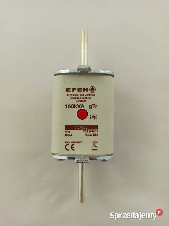 Wkładka bezpiecznikowa nożowa NH2 160kVA 400V Lębork