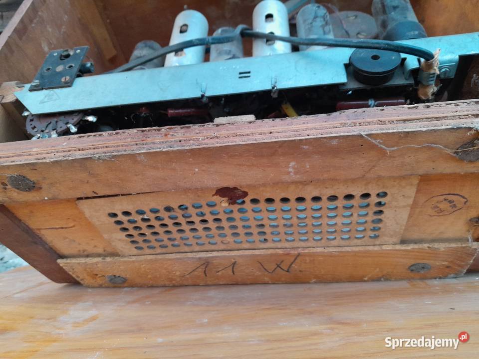 Stare radio lampowe Pionier I 6161 zabytek retro Antyki, Sztuka, Kolekcje Dąbrowa Górnicza