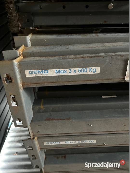 Regały magazynowe paletowe belka 2750mm Magazynowanie dolnośląskie Legnica