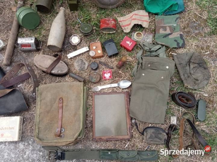 Chlebak plecak latarka nożyce łopatka ryby biwak mazowieckie Grójec